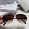 6931f8923a89a121ed549d49 Versace 2025 Luxury Women's Pilot Engraved Sunglasses, European Style Star Same-style Travel Driving Frog Mirror VE2250 Eyewear