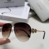 6931f8923a89a121ed549d4b Versace 2025 Luxury Women's Pilot Engraved Sunglasses, European Style Star Same-style Travel Driving Frog Mirror VE2250 Eyewear