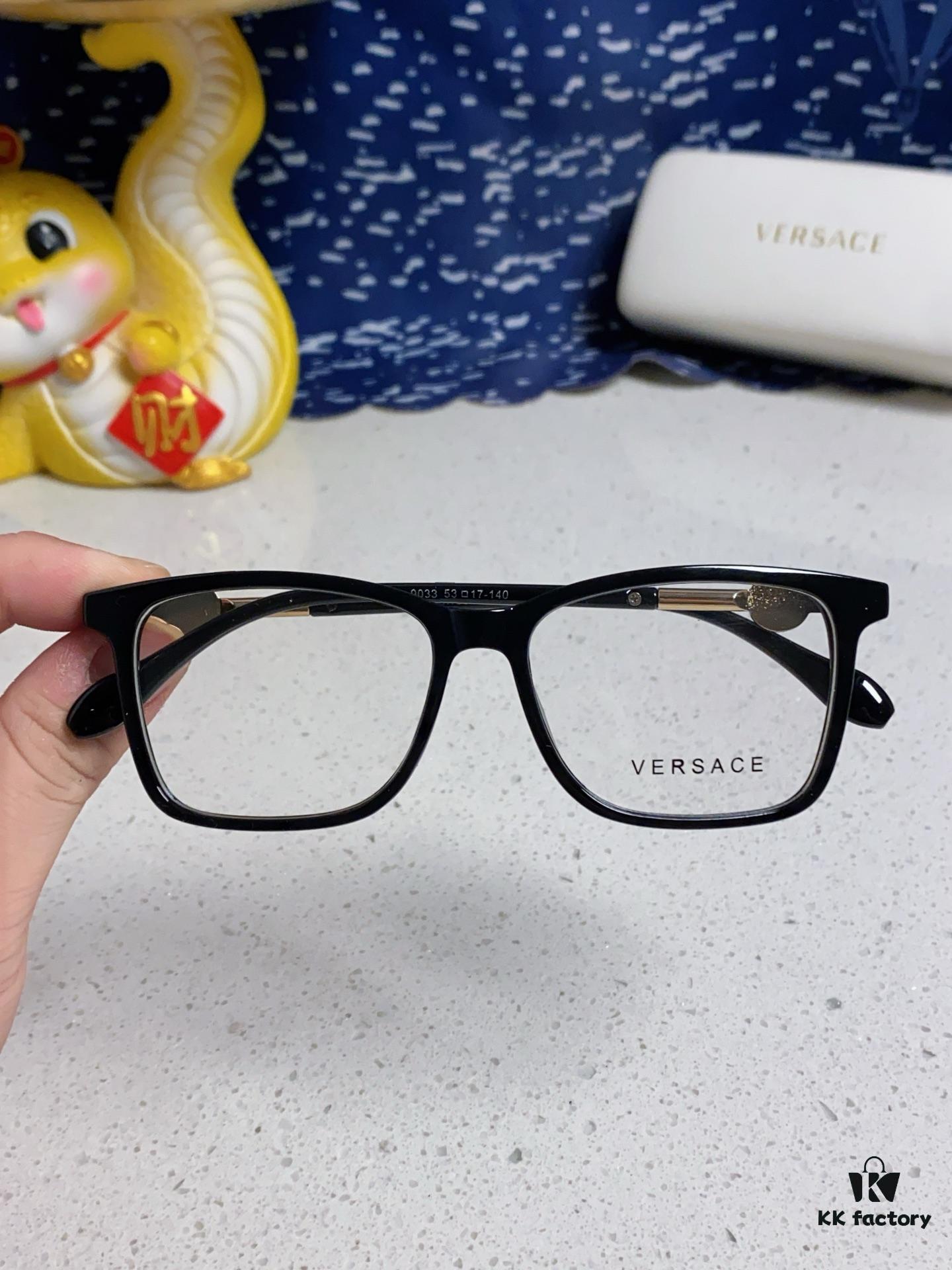6931f8973a89a121ed549d8a Versace Women's Square Logo Sunglasses Fashionable Unisex Optical Frame