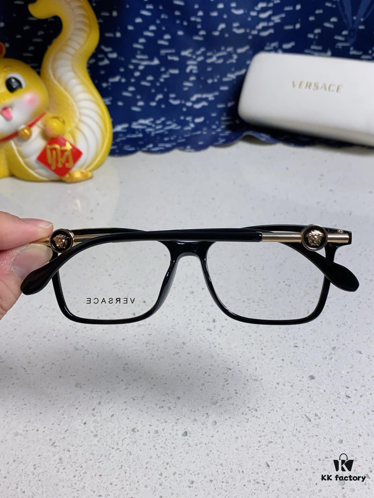 6931f8973a89a121ed549d8b Versace Women's Square Logo Sunglasses Fashionable Unisex Optical Frame