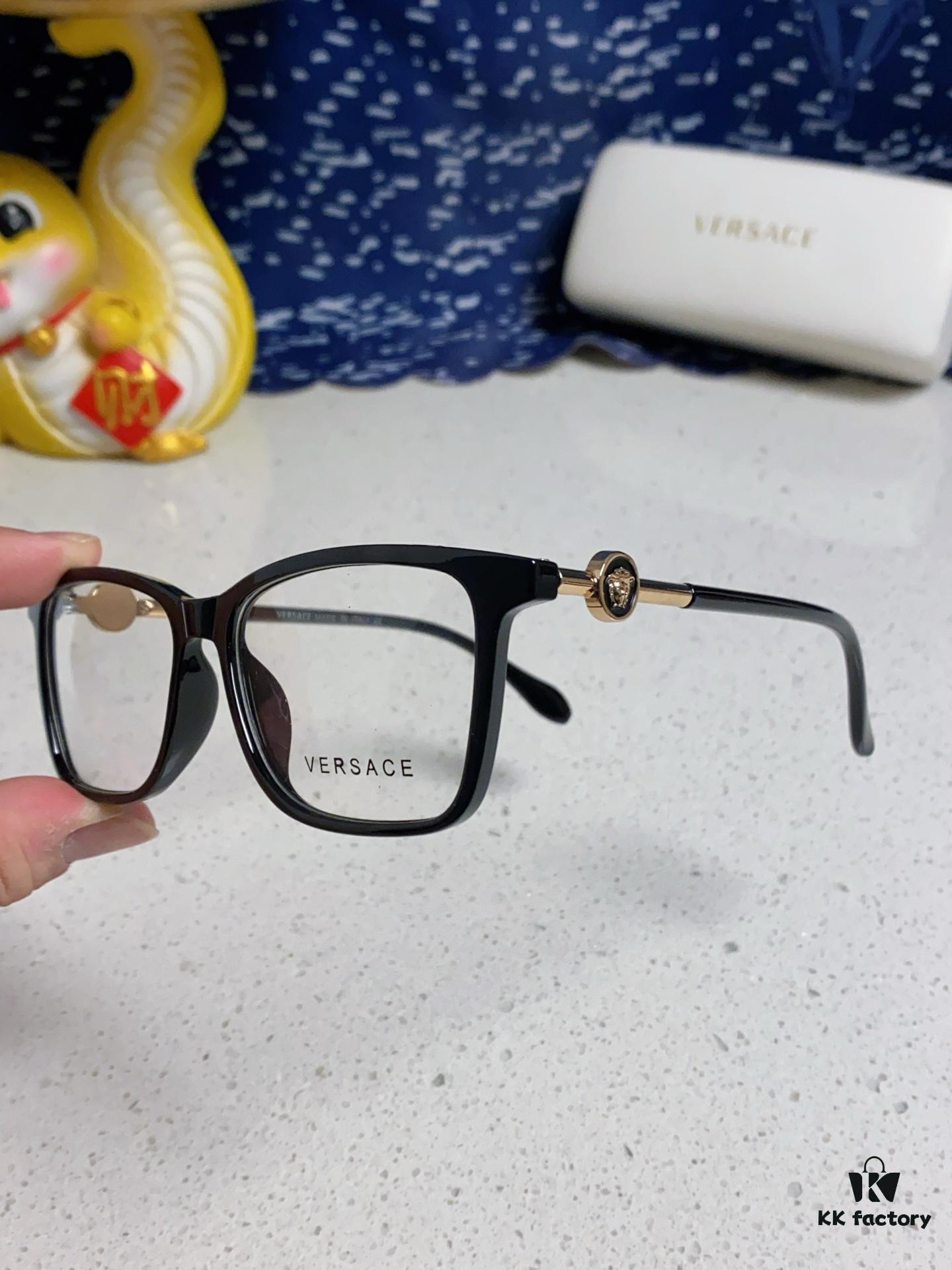 6931f8973a89a121ed549d8c Versace Women's Square Logo Sunglasses Fashionable Unisex Optical Frame