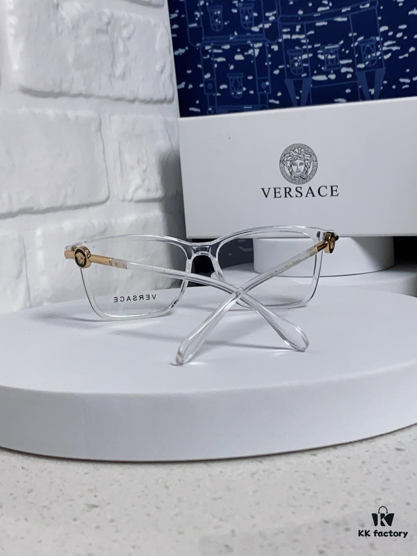 6931f8983a89a121ed549d95 Versace Women's Square Logo Sunglasses Fashionable Unisex Optical Frame