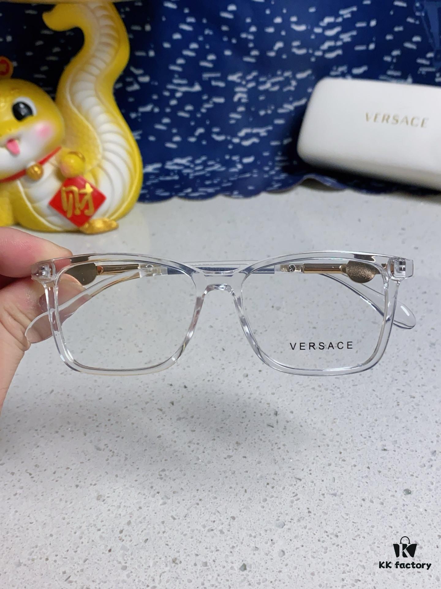 6931f8983a89a121ed549d96 Versace Women's Square Logo Sunglasses Fashionable Unisex Optical Frame