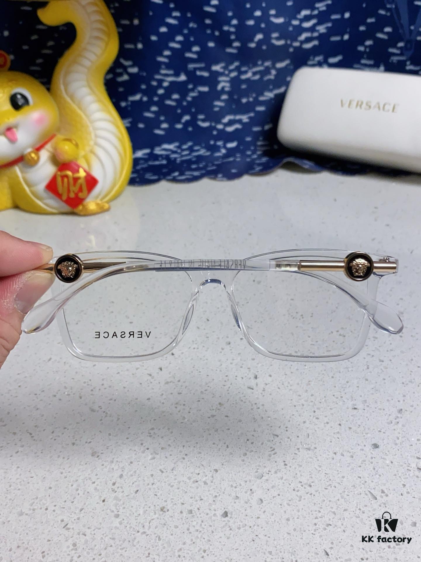 6931f8983a89a121ed549d97 Versace Women's Square Logo Sunglasses Fashionable Unisex Optical Frame