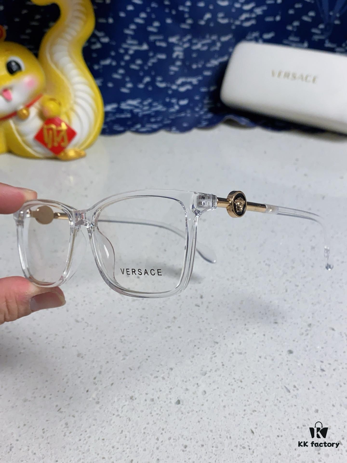 6931f8983a89a121ed549d98 Versace Women's Square Logo Sunglasses Fashionable Unisex Optical Frame