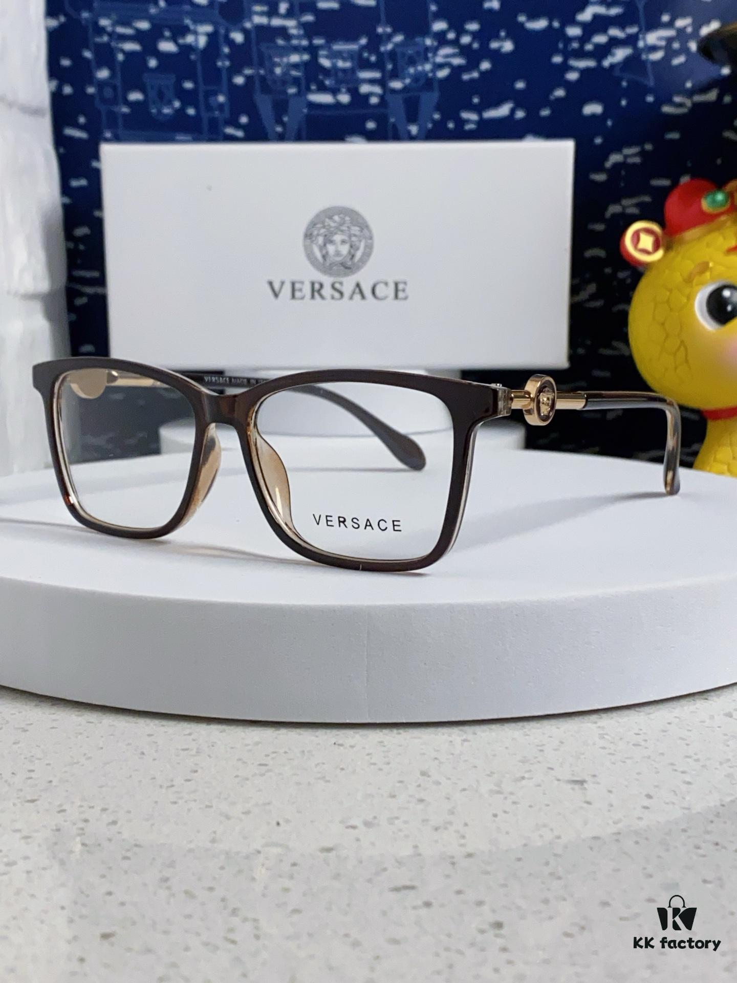 6931f8983a89a121ed549d9d Versace Women's Square Logo Sunglasses, Fashionable Unisex Optical Frame, Suitable for Daily Wear