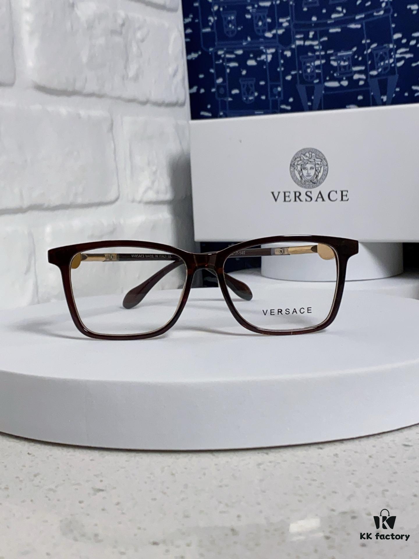 6931f8983a89a121ed549d9e Versace Women's Square Logo Sunglasses, Fashionable Unisex Optical Frame, Suitable for Daily Wear