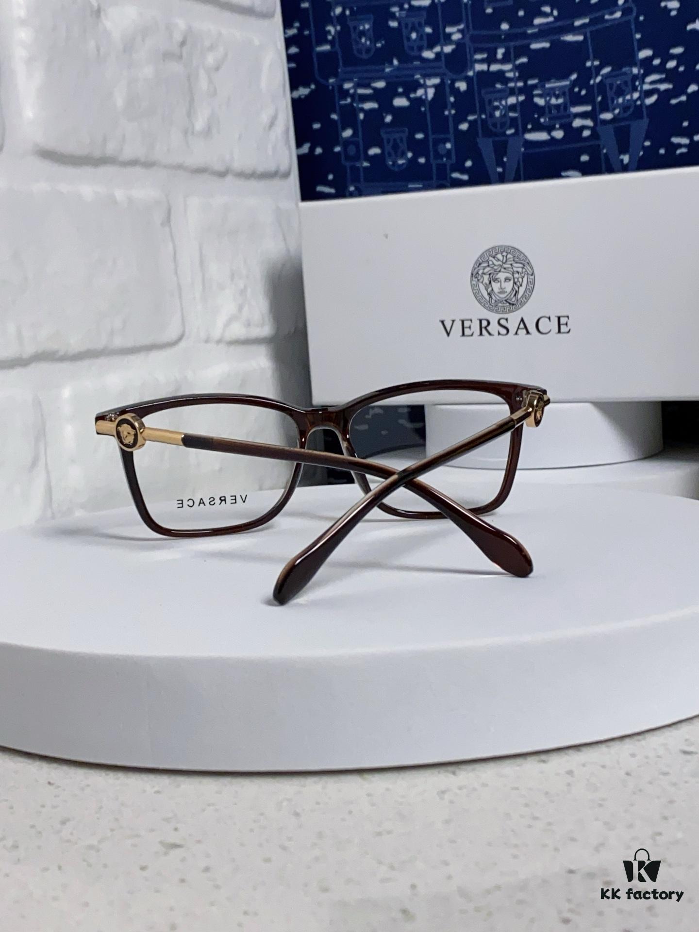 6931f8983a89a121ed549d9f Versace Women's Square Logo Sunglasses, Fashionable Unisex Optical Frame, Suitable for Daily Wear