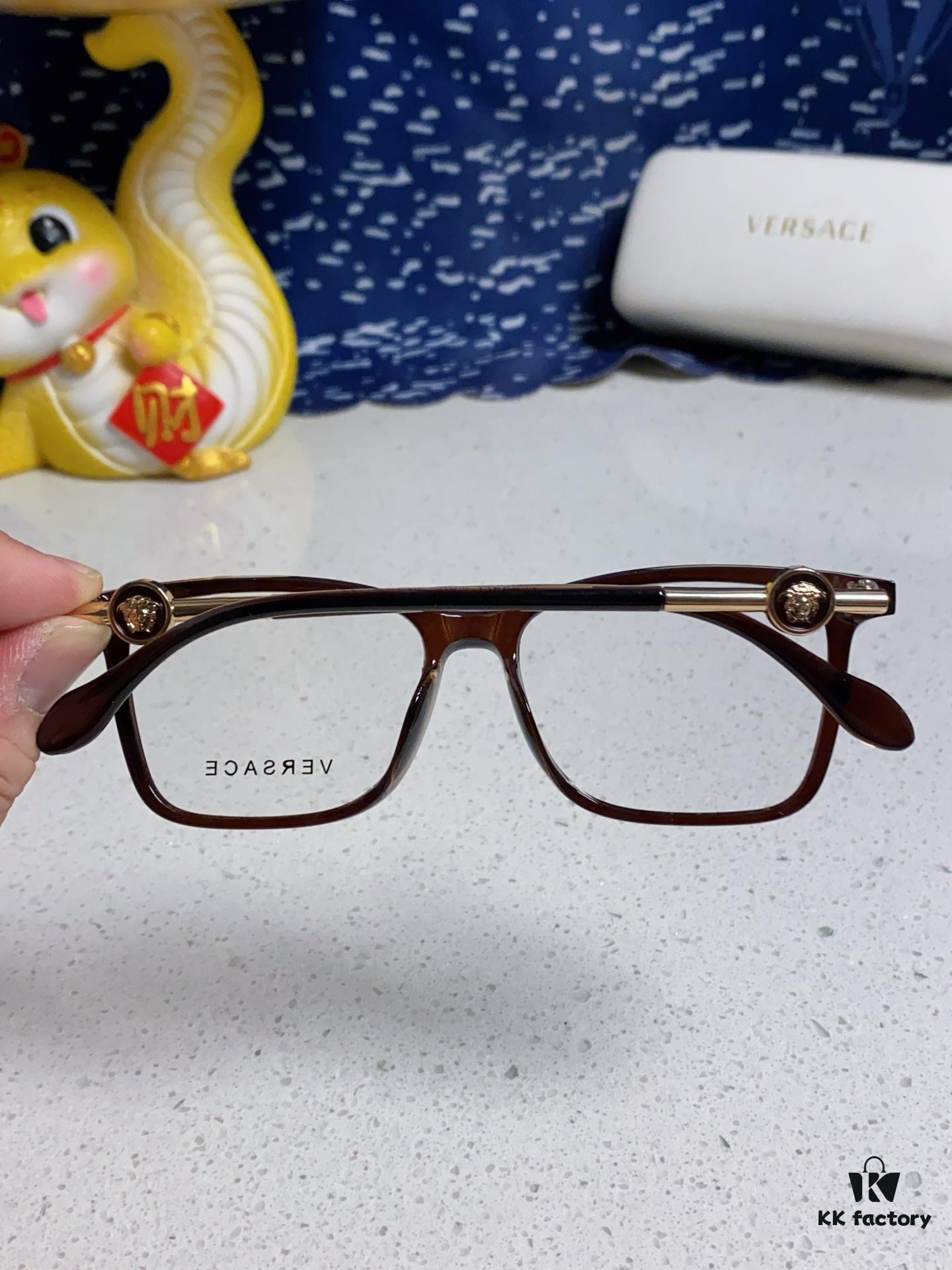 6931f8993a89a121ed549da1 Versace Women's Square Logo Sunglasses, Fashionable Unisex Optical Frame, Suitable for Daily Wear