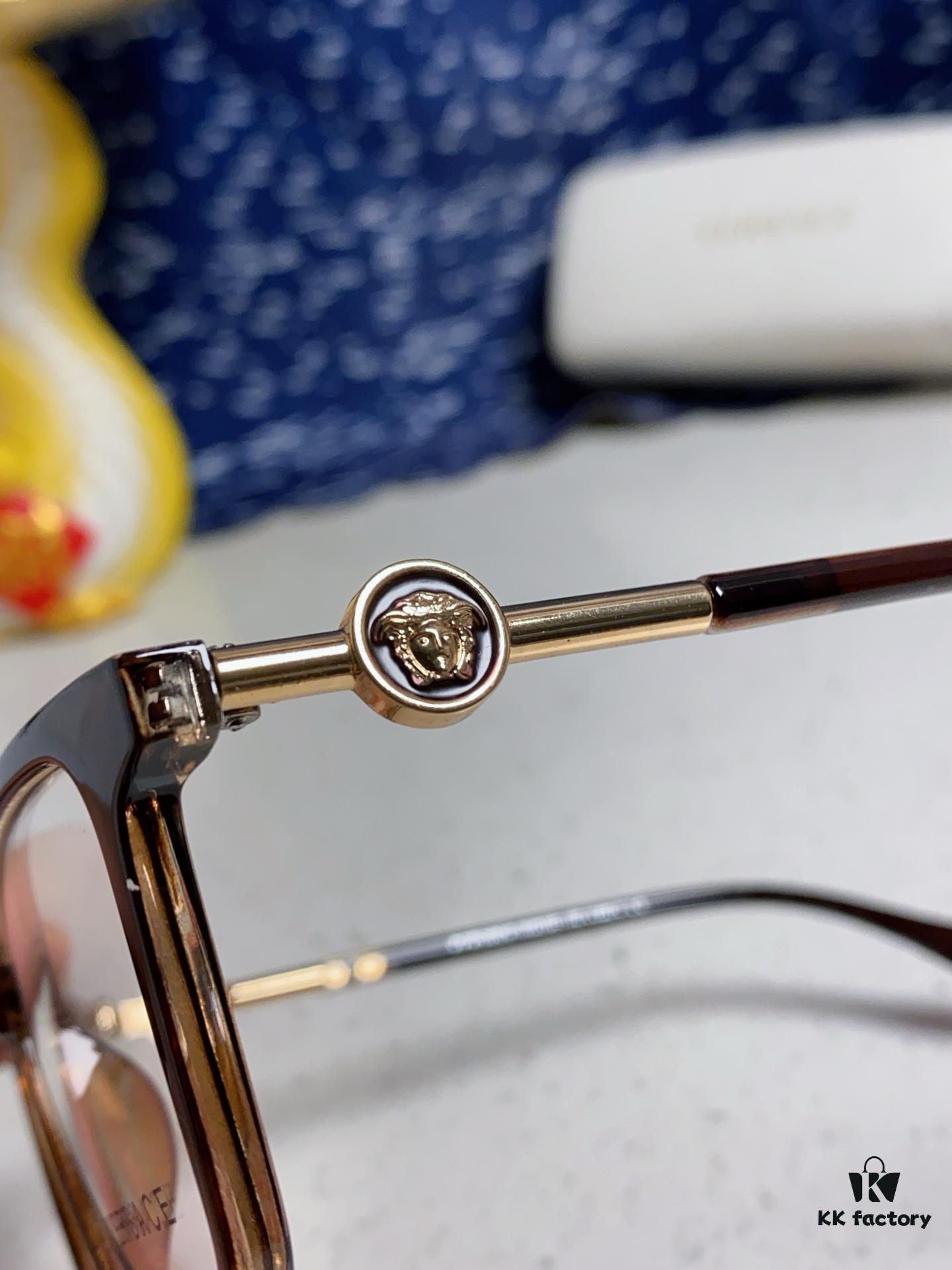 6931f8993a89a121ed549da3 Versace Women's Square Logo Sunglasses, Fashionable Unisex Optical Frame, Suitable for Daily Wear
