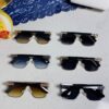 Versace 2025 New Fashion Sunglasses, Gradient UV-Protective Cut-Out Unisex Sunglasses