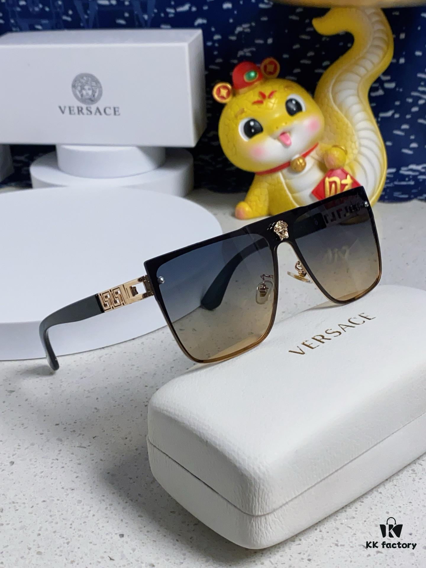 Versace 2025 New Fashion Sunglasses, Gradient UV-Protective Cut-Out Unisex Sunglasses
