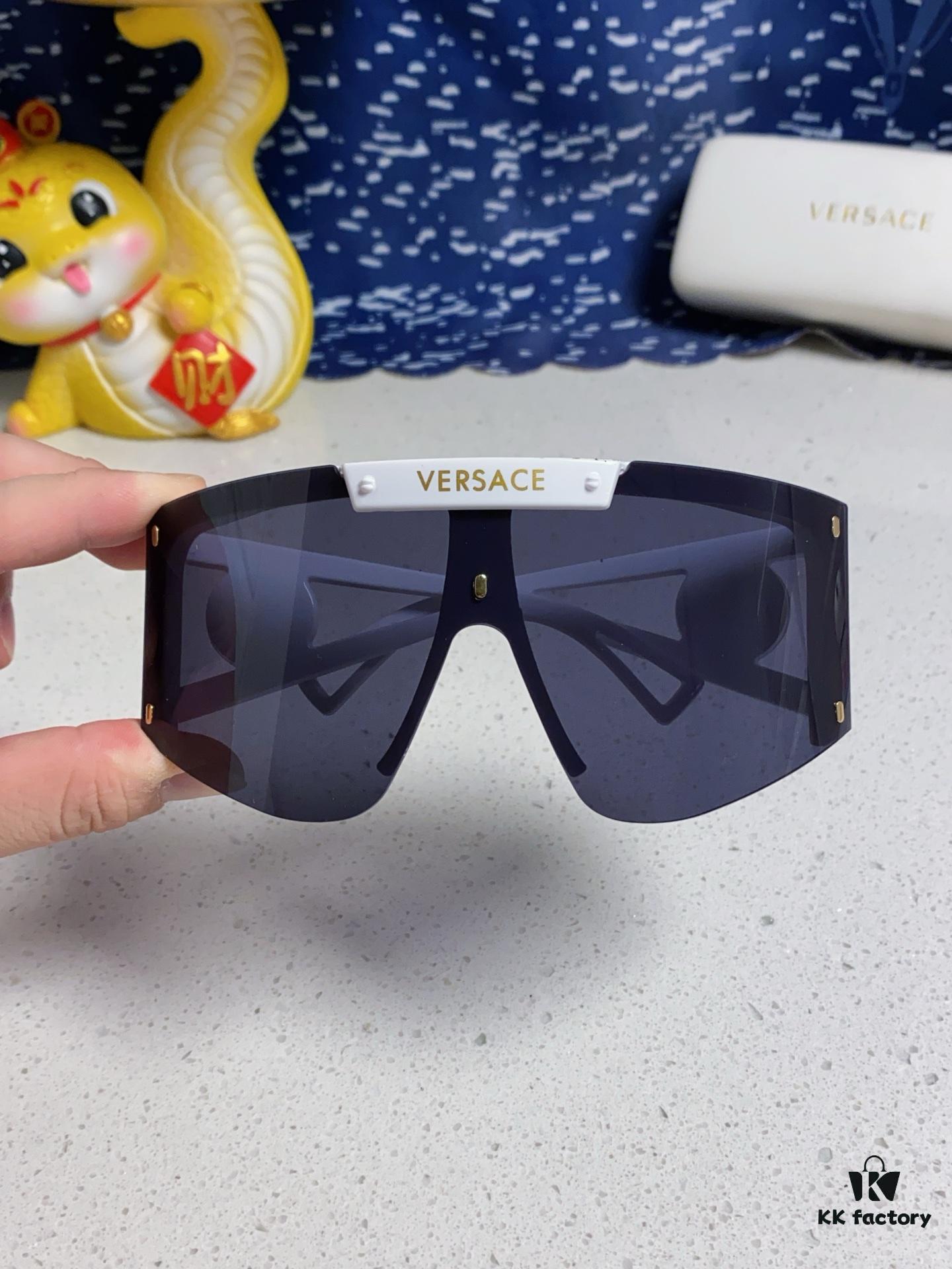 6931f8a13a89a121ed549e09 Versace 2025 New Arrival European and American Style One-Piece Sunglasses, Fashionable Oversized Hollow-Out Sunglasses for Men and Women