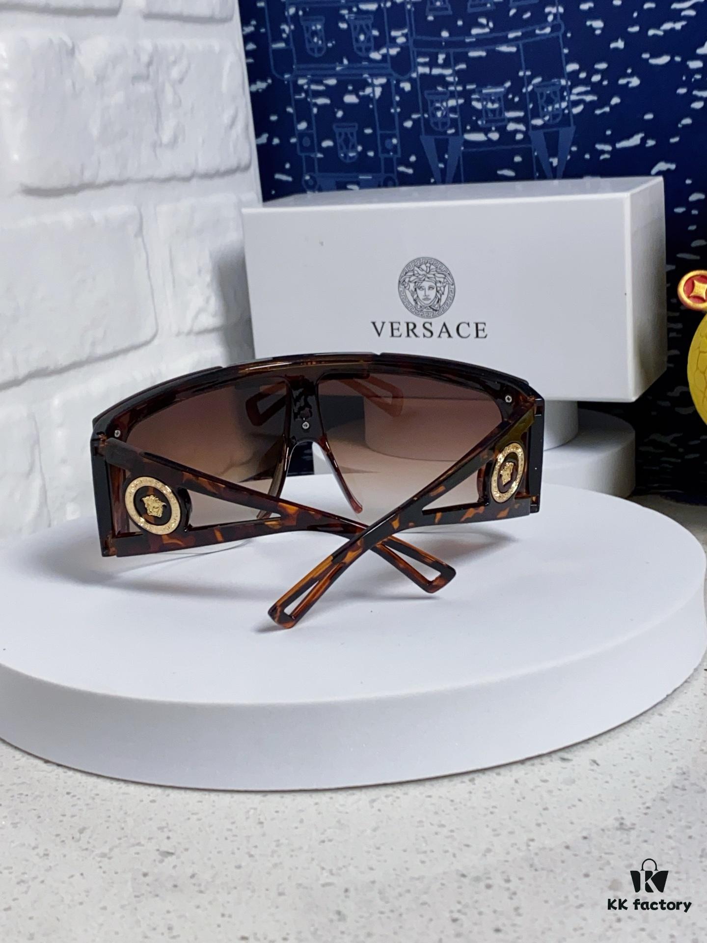 6931f8a23a89a121ed549e12 Versace 2025 New Arrival European and American Style One-Piece Oversized Hollow-Out Sunglasses, Fashionable Unisex Sun Glasses