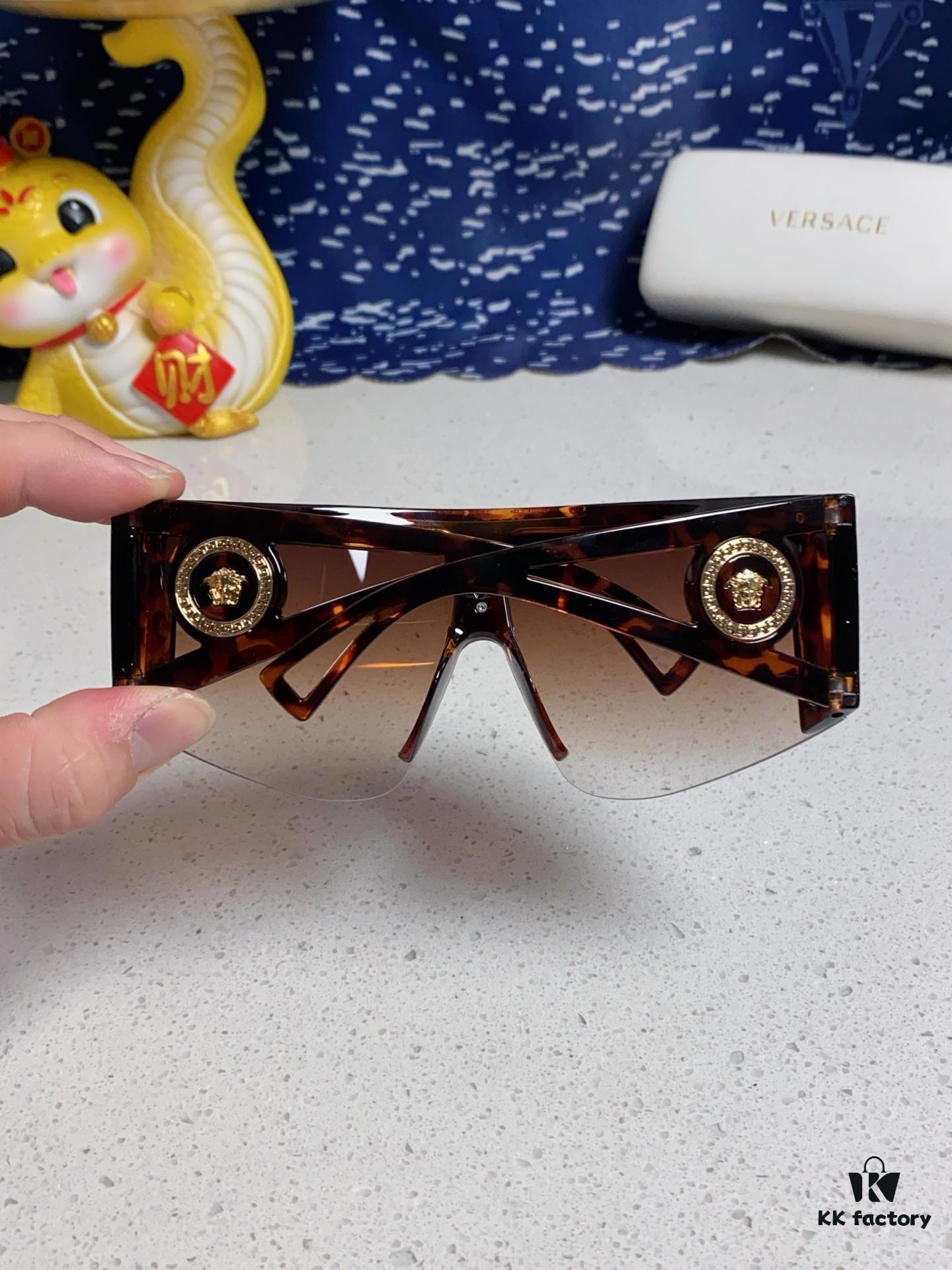 6931f8a23a89a121ed549e14 Versace 2025 New Arrival European and American Style One-Piece Oversized Hollow-Out Sunglasses, Fashionable Unisex Sun Glasses