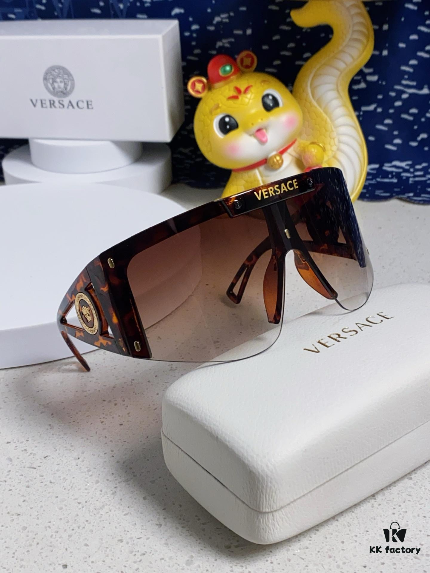 6931f8a23a89a121ed549e18 Versace 2025 New Arrival European and American Style One-Piece Oversized Hollow-Out Sunglasses, Fashionable Unisex Sun Glasses