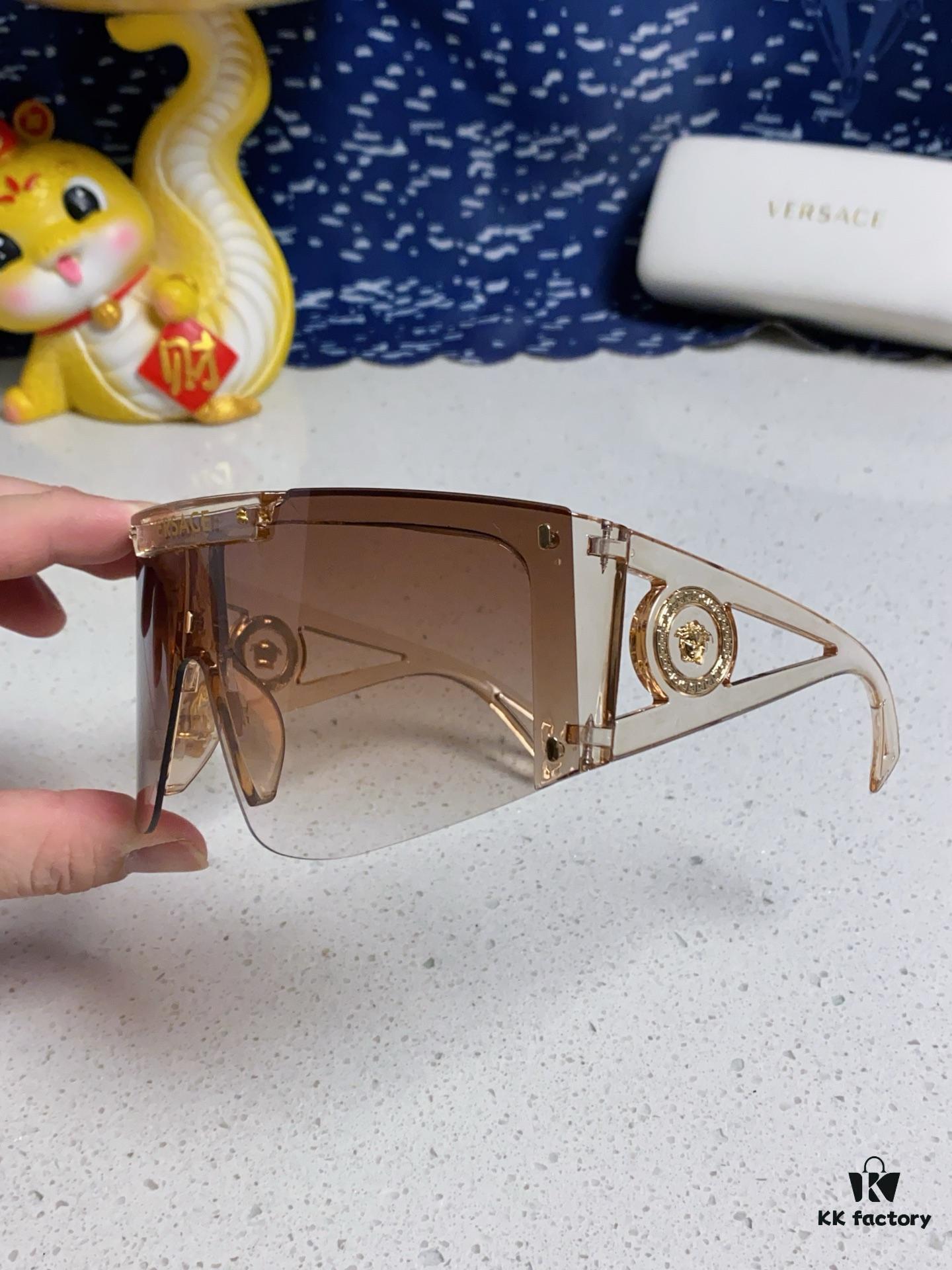 6931f8a33a89a121ed549e1e Versace 2025 New Arrival European and American Style One-Piece Fashion Sunglasses, Trendy Oversized Hollow-Out Sunglasses Unisex