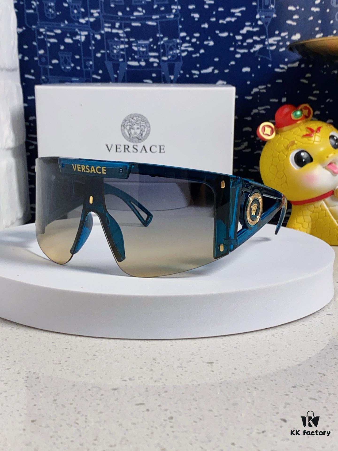 6931f8a43a89a121ed549e22 Versace 2025 New Arrival European and American Style One-Piece Sunglasses, Fashionable Oversized Hollow-Out Sunglasses for Men and Women