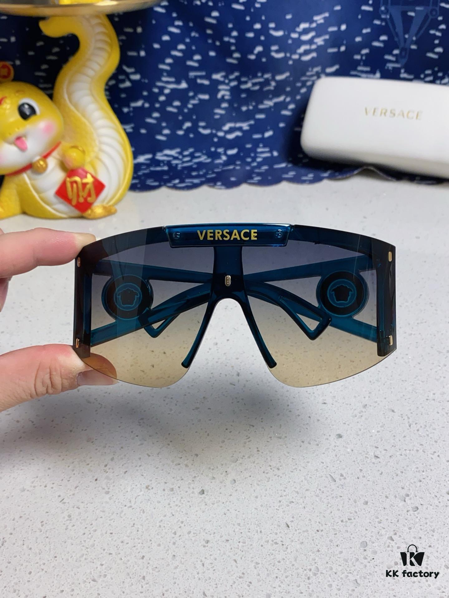 6931f8a43a89a121ed549e25 Versace 2025 New Arrival European and American Style One-Piece Sunglasses, Fashionable Oversized Hollow-Out Sunglasses for Men and Women