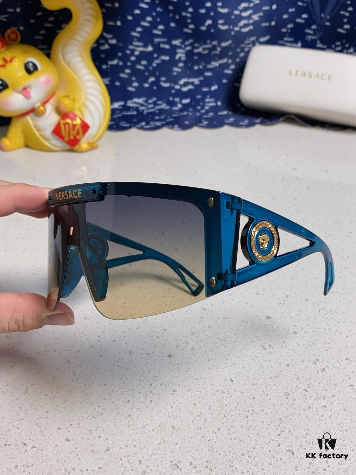 6931f8a43a89a121ed549e27 Versace 2025 New Arrival European and American Style One-Piece Sunglasses, Fashionable Oversized Hollow-Out Sunglasses for Men and Women