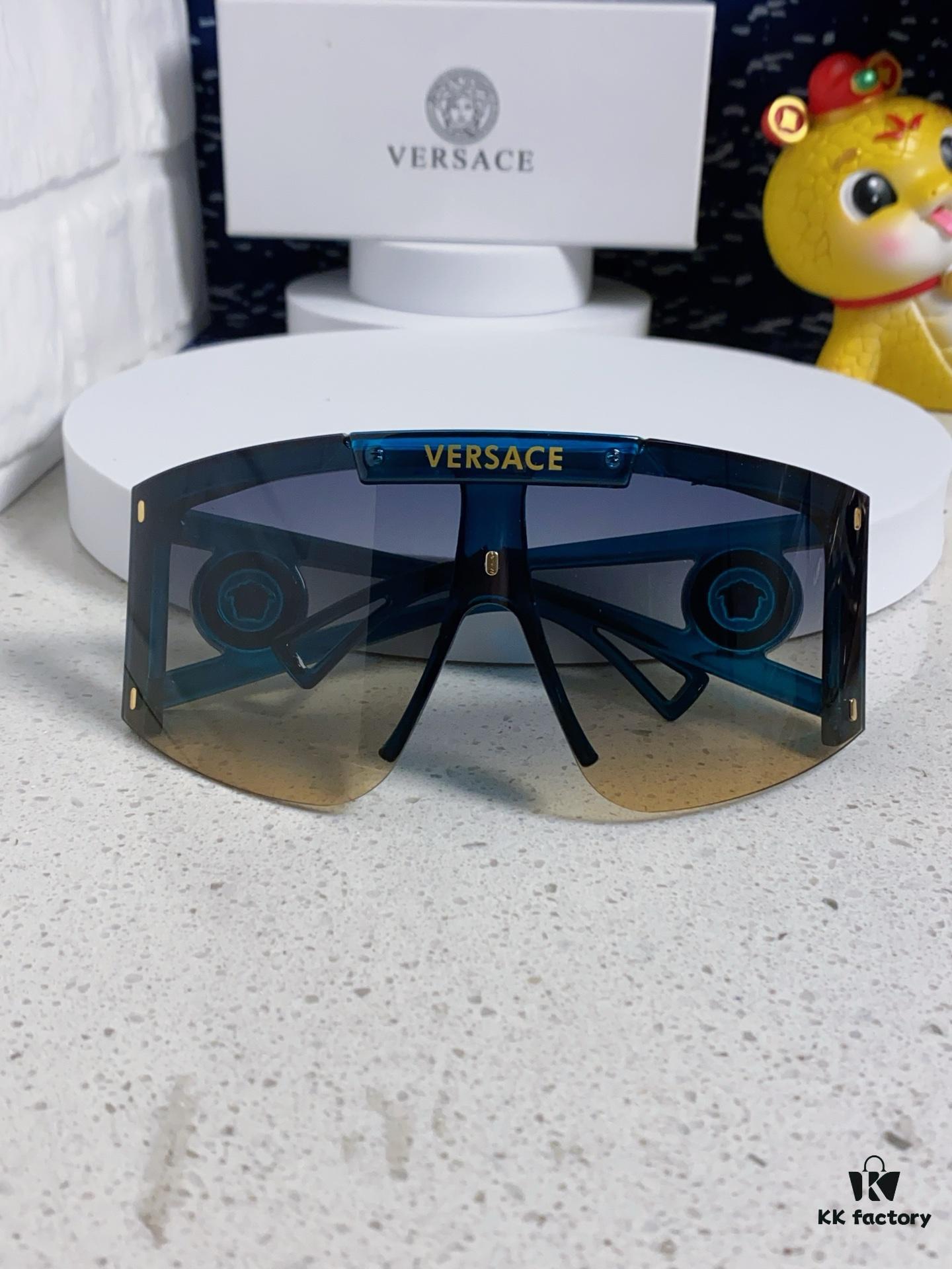 6931f8a43a89a121ed549e29 Versace 2025 New Arrival European and American Style One-Piece Sunglasses, Fashionable Oversized Hollow-Out Sunglasses for Men and Women