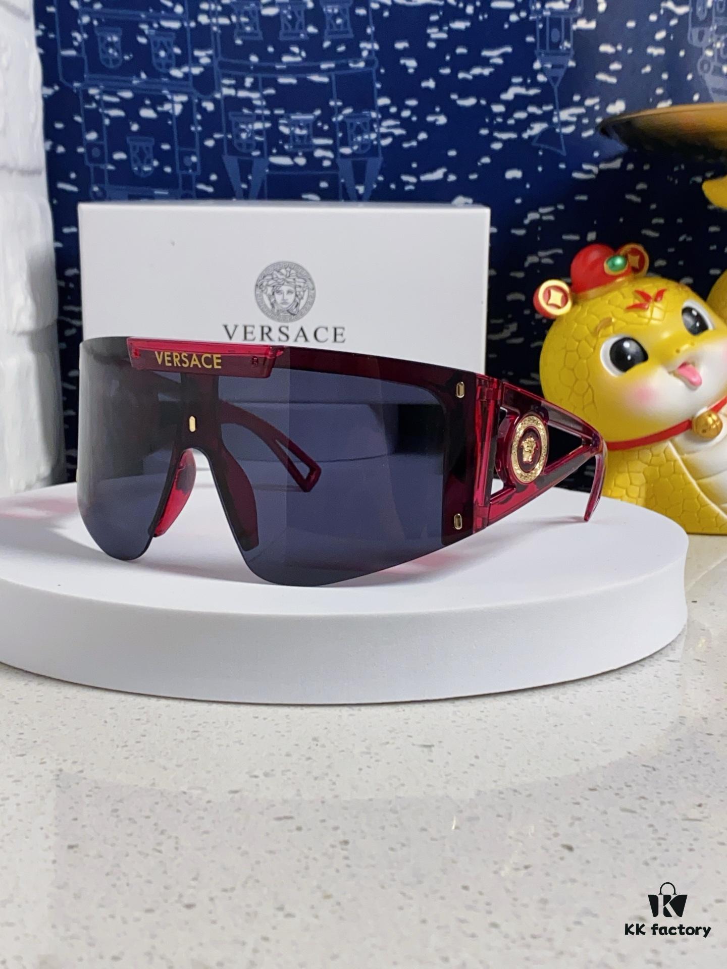6931f8a43a89a121ed549e2c Versace 2025 New Arrival European and American Style One-Piece Oversized Sunglasses, Fashionable Trendy Hollow-Out Sun Glasses for Men and Women