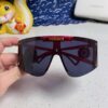 6931f8a53a89a121ed549e2f Versace 2025 New Arrival European and American Style One-Piece Oversized Sunglasses, Fashionable Trendy Hollow-Out Sun Glasses for Men and Women