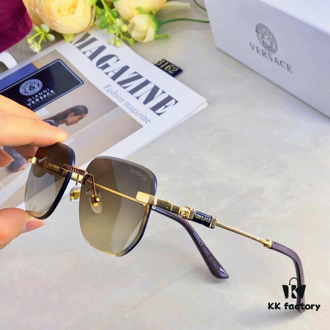 6931f8a53a89a121ed549e36 Versac* European and American Style Square Avant-garde Individualistic Small Frame Sunglasses Ins Frameless Ultra-Cool Trendy UV Protection Sunglasses