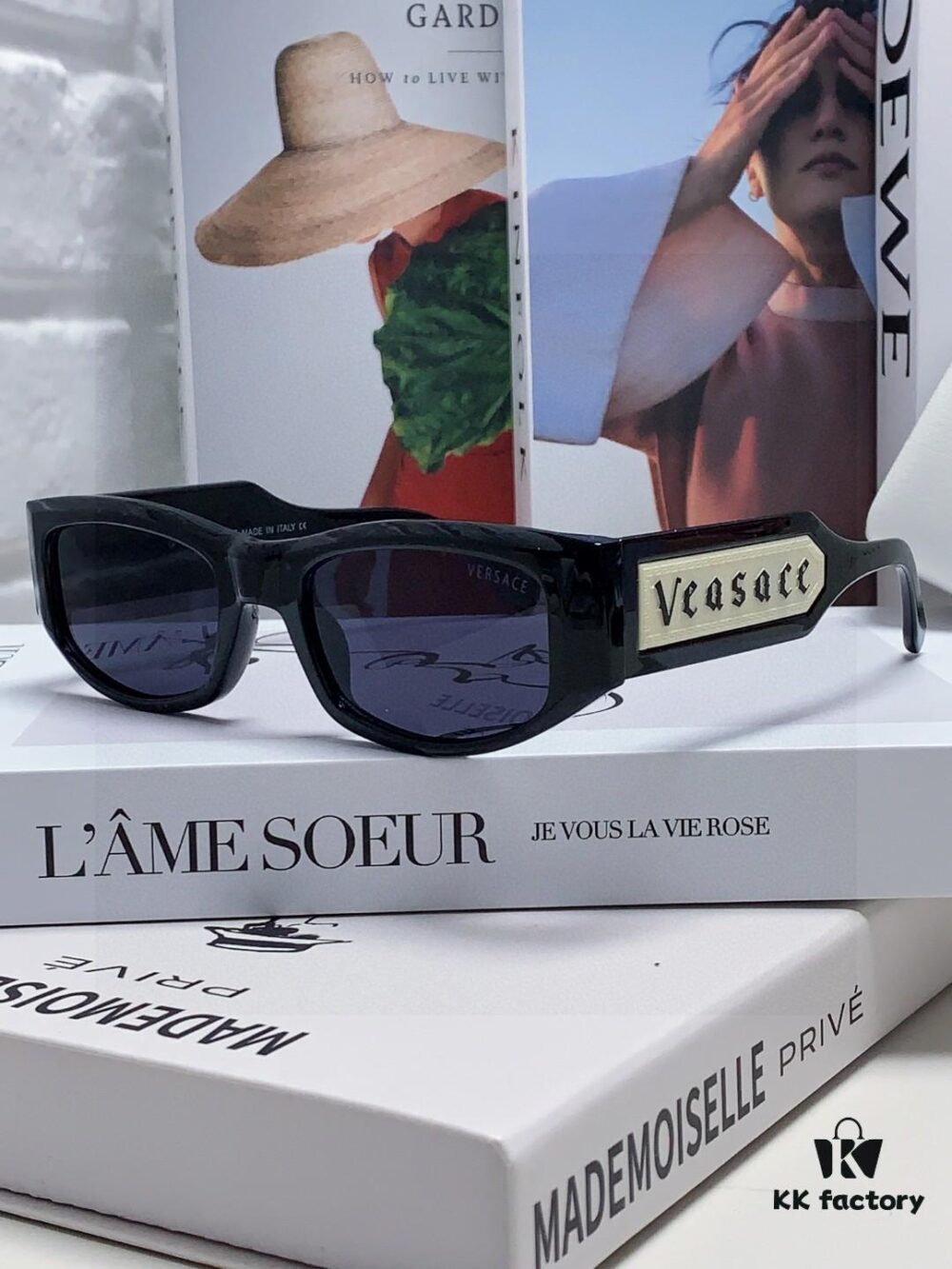 6931f8ba3a89a121ed549f54 Versace 2025 New Arrival Small Frame Sunglasses for Women, Stylish Letter Logo Square Sunglasses for Men, Vintage-Inspired Unisex Eyewear