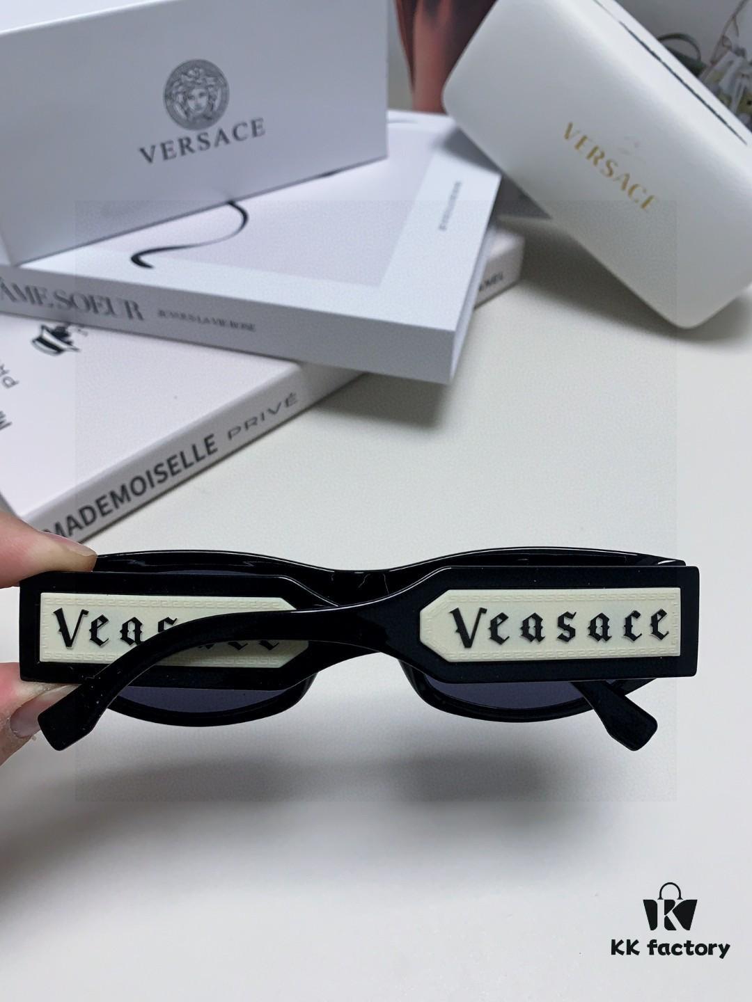 6931f8ba3a89a121ed549f58 Versace 2025 New Arrival Small Frame Sunglasses for Women, Stylish Letter Logo Square Sunglasses for Men, Vintage-Inspired Unisex Eyewear