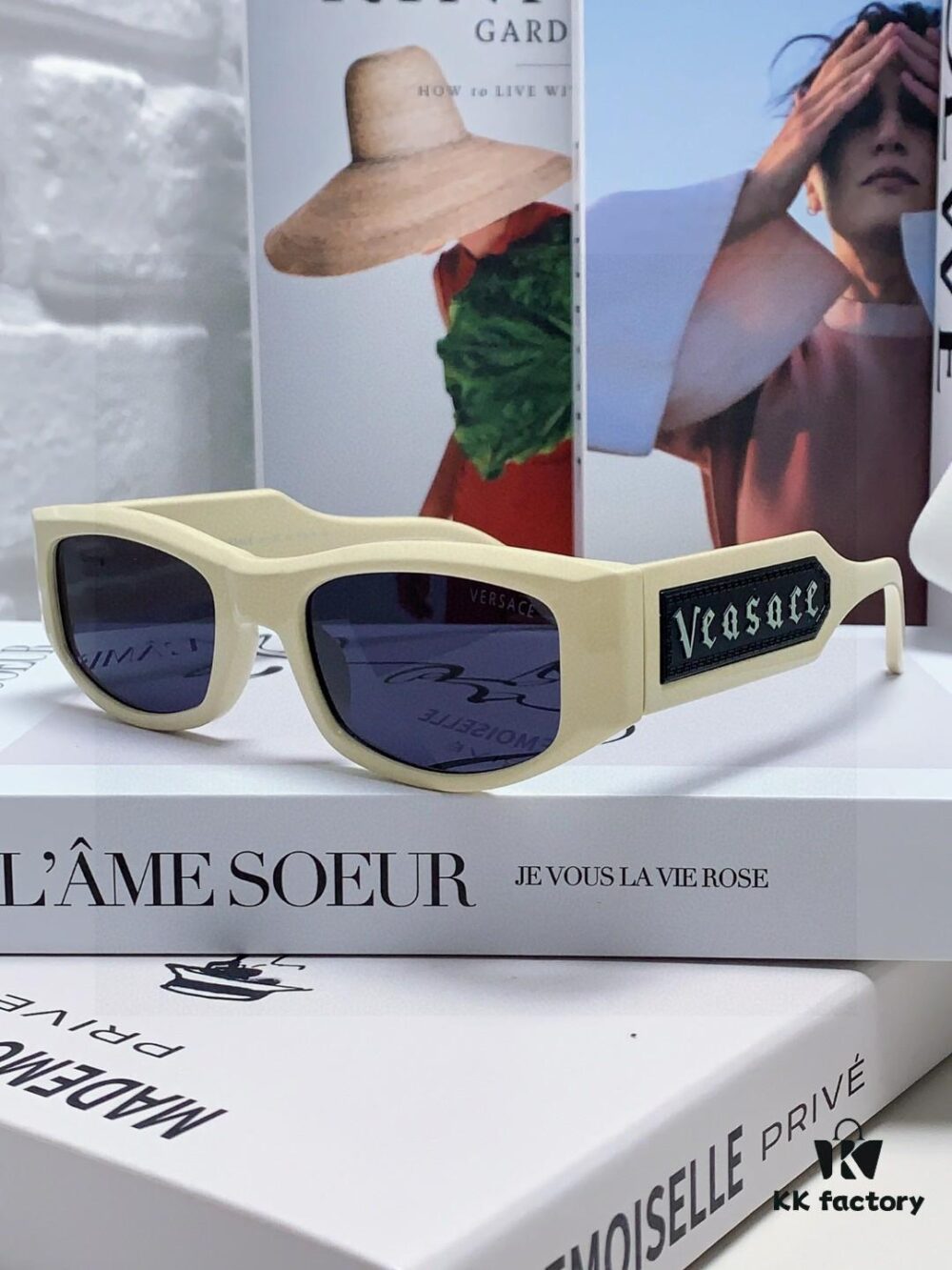 6931f8ba3a89a121ed549f5e Versace 2025 New Arrival Small-Frame Sunglasses for Women, Stylish Letter Design Unisex Square Sunglasses, Retro and Unique Eyewear for Men and Women