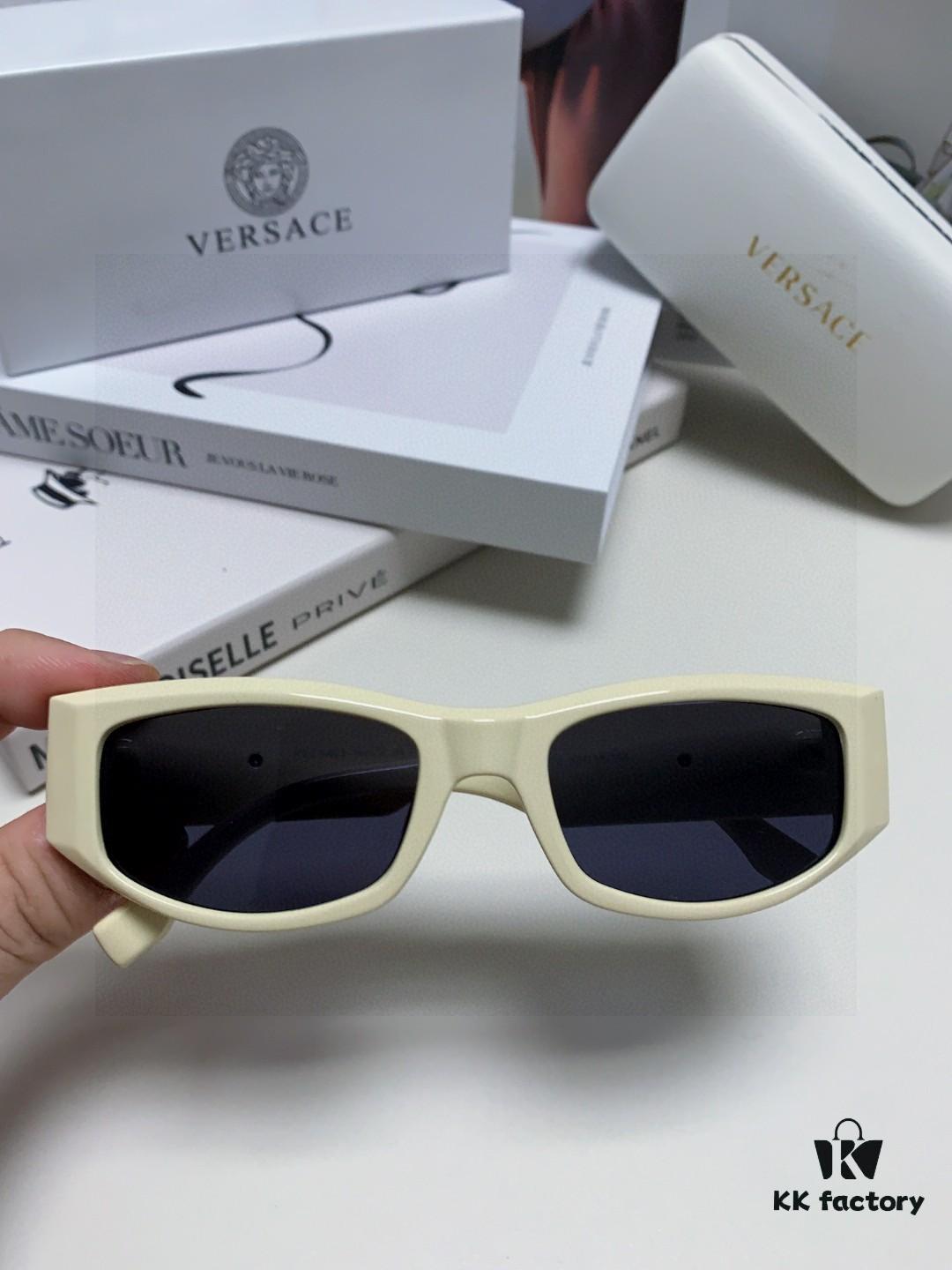 6931f8ba3a89a121ed549f61 Versace 2025 New Arrival Small-Frame Sunglasses for Women, Stylish Letter Design Unisex Square Sunglasses, Retro and Unique Eyewear for Men and Women