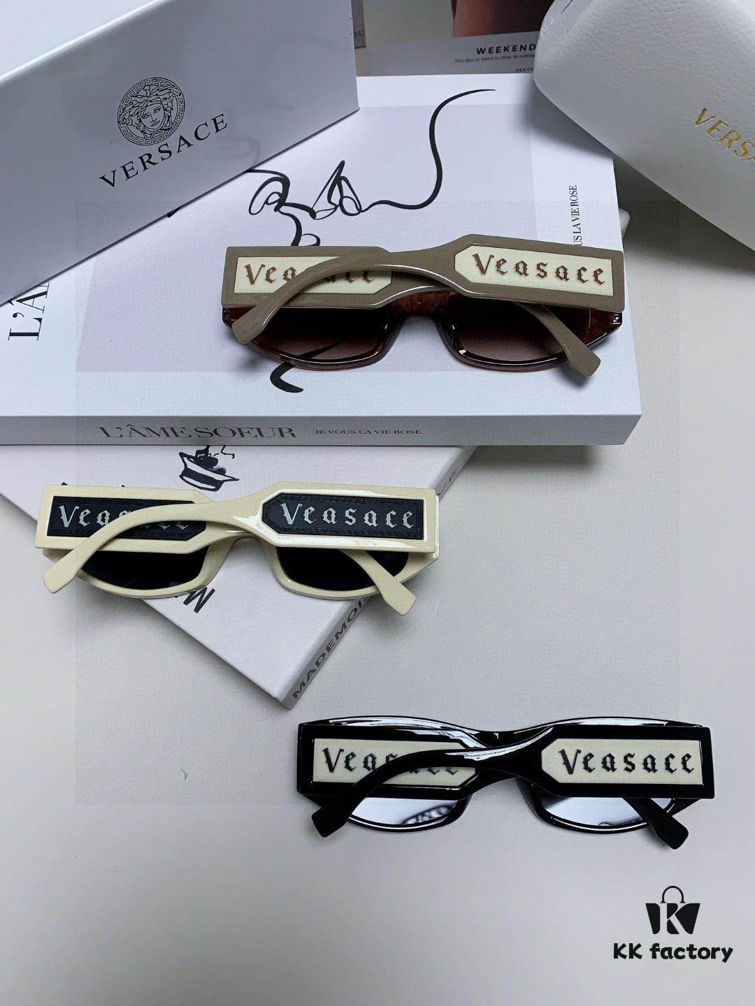 6931f8bc3a89a121ed549f70 Versace 2025 New Arrival Small-Frame Sunglasses for Women, Stylish Letter Logo Unisex Square Sunglasses, Vintage-Inspired Designer Eyewear