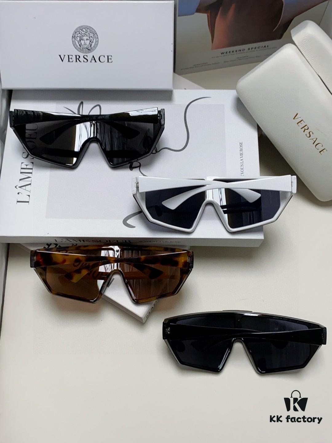 VERSACE Versace [2025 Spring/Summer New Arrival] Unisex Sunglasses, One-Piece Mask-Style Goggles