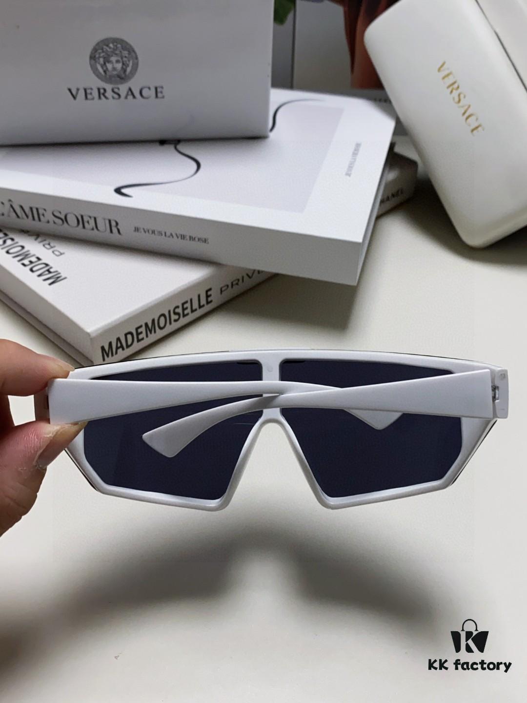 VERSACE Versace [2025 Spring/Summer New Arrival] Unisex Sunglasses, Integrated Mask-Style Goggles