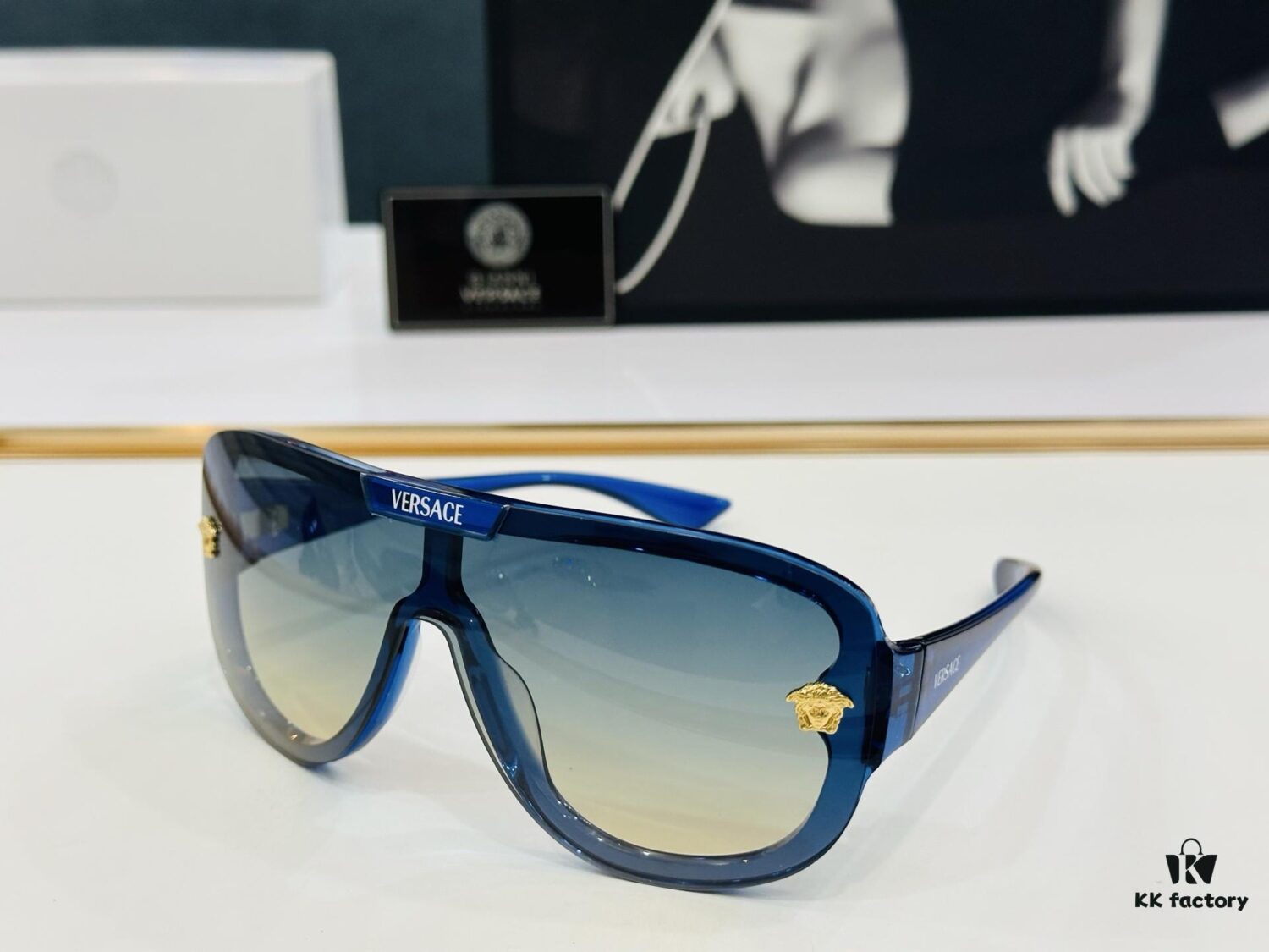 6931f8c63a89a121ed549ff0 VERSACE VESACE Model VE6561 Size 147 Box 0-125 Stylish Sunglasses