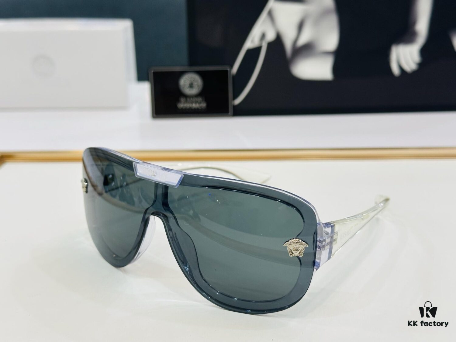 6931f8c63a89a121ed549ff1 VERSACE VESACE Model VE6561 Size 147 Box 0-125 Stylish Sunglasses