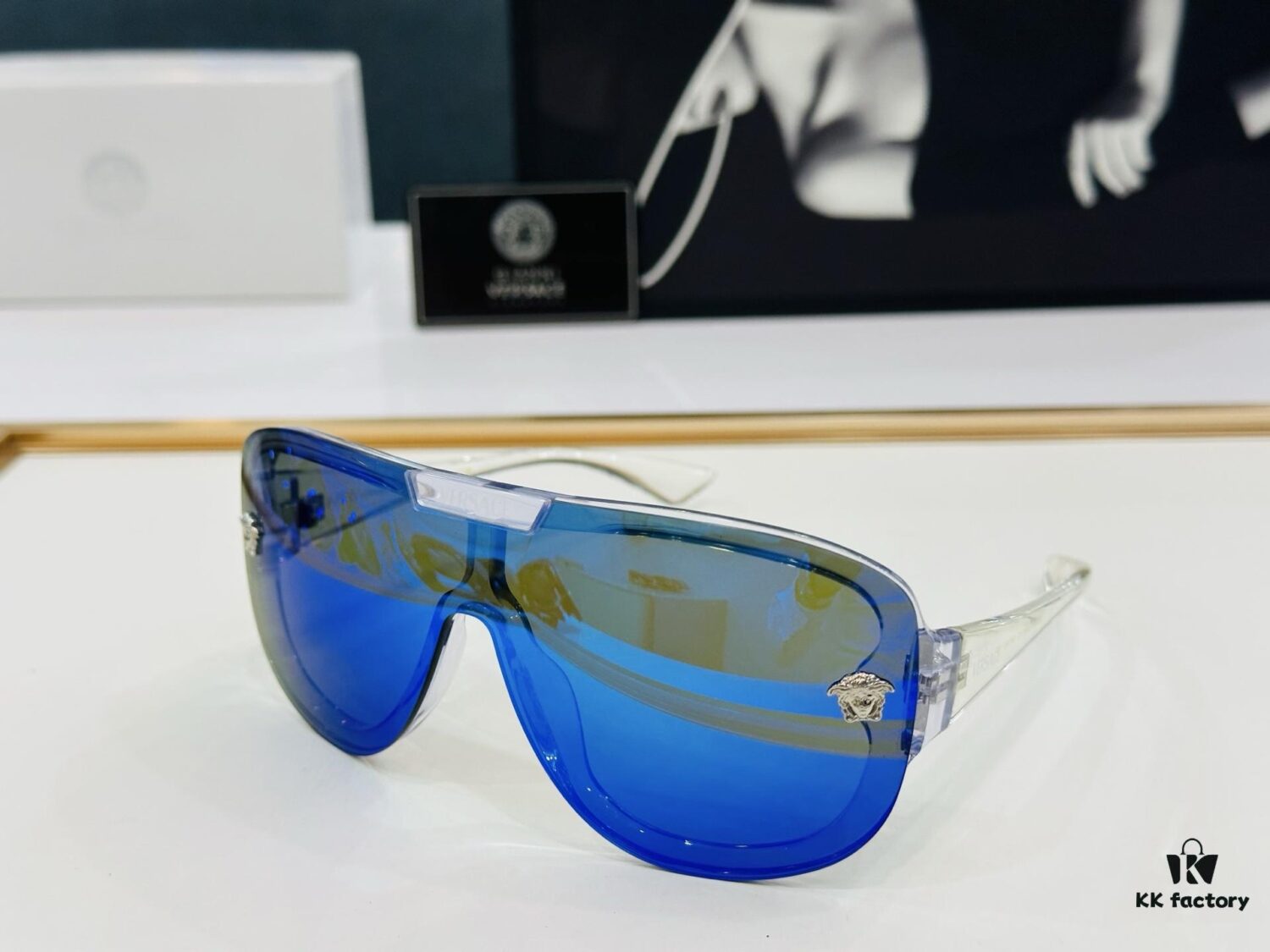 6931f8c63a89a121ed549ff3 VERSACE VESACE Model VE6561 Size 147 Box 0-125 Stylish Sunglasses