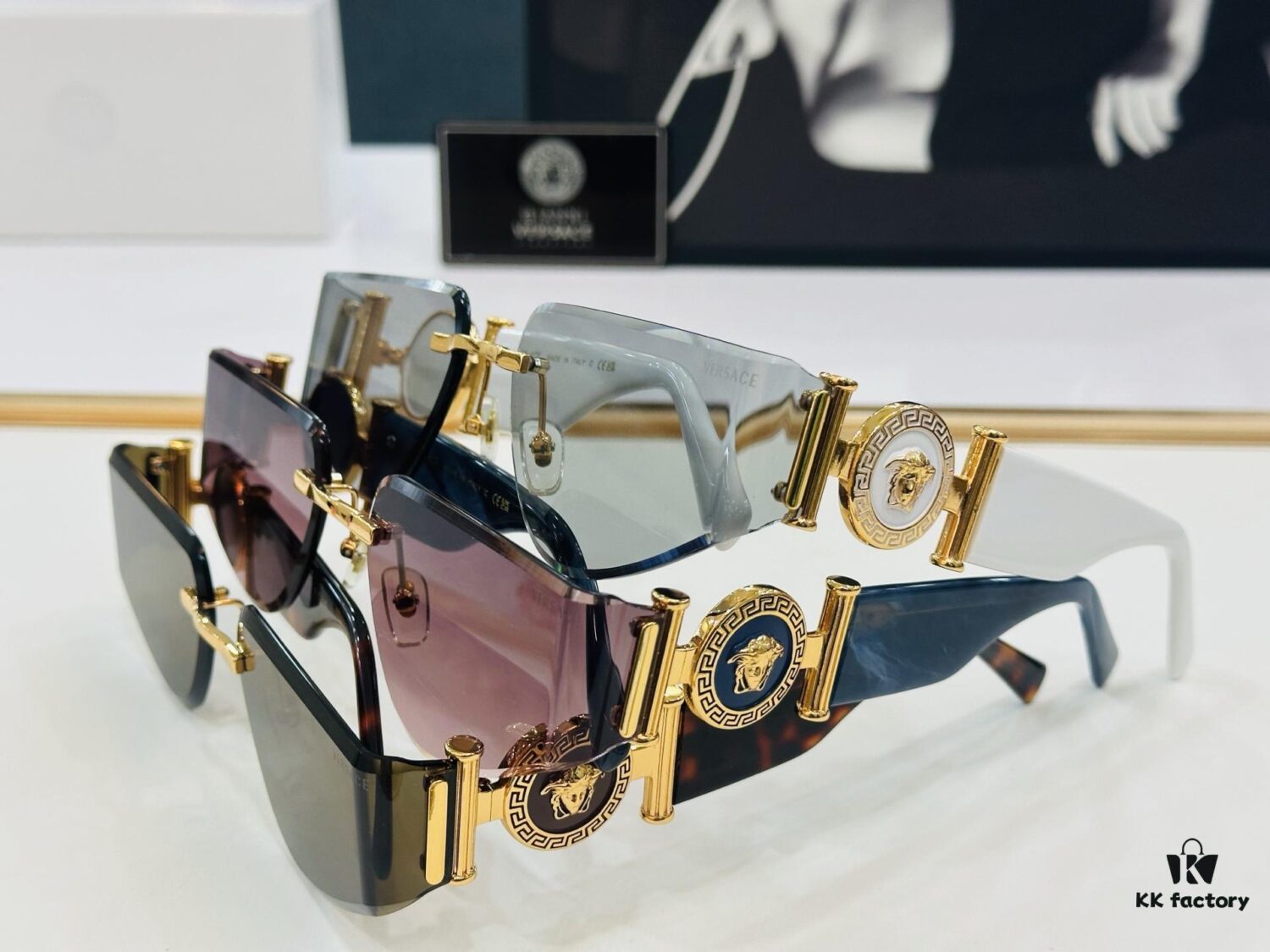 6931f8c73a89a121ed549ffb VERSACE VISION MODEL: VE6773 SIZE: 63□17-138 XL STYLE SUNGLASSES