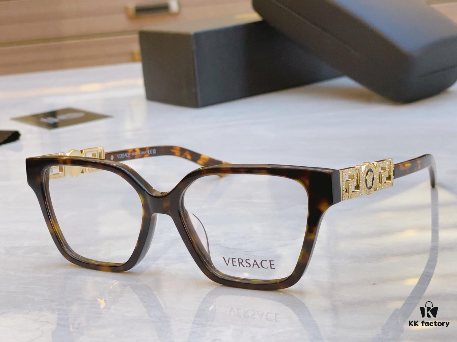 VERSACE New Model Sunglasses, MODEL: VE3358B, SIZE: 52-17-145