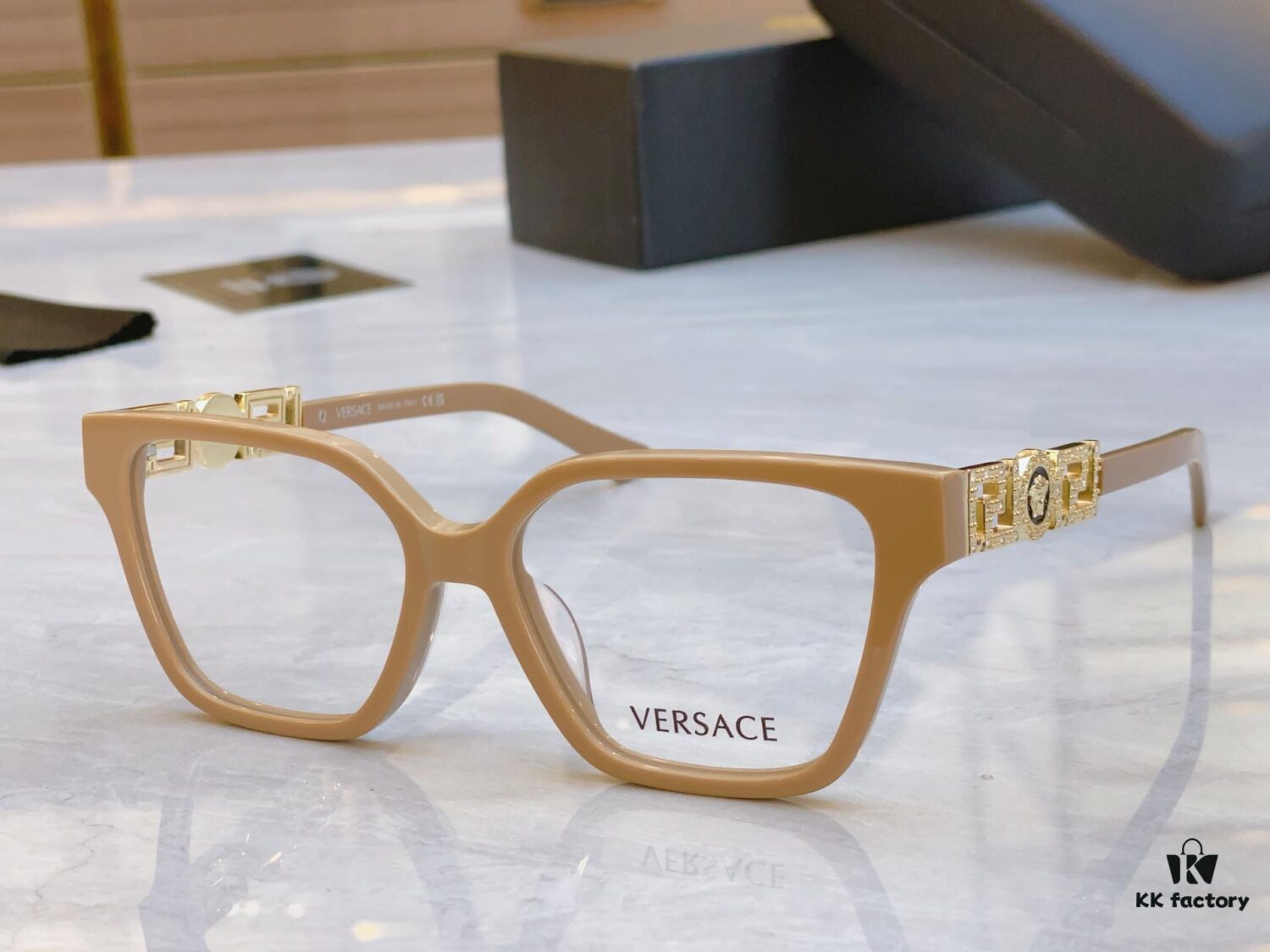 VERSACE New Model Sunglasses, MODEL: VE3358B, SIZE: 52-17-145