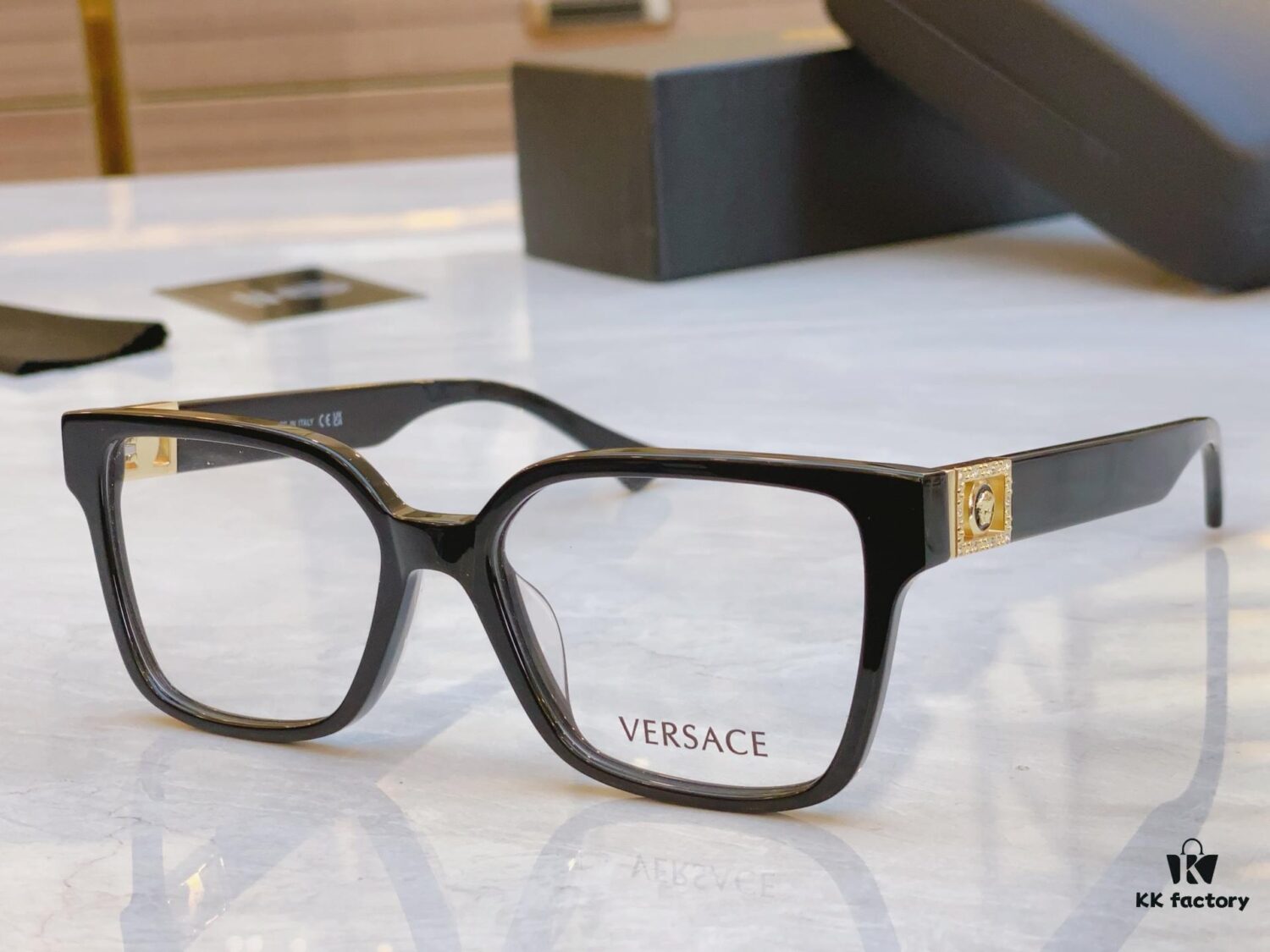 6931f8c93a89a121ed54a01e VERSACE New Model Sunglasses, MODEL: VE3329B, SIZE: 53-18-145
