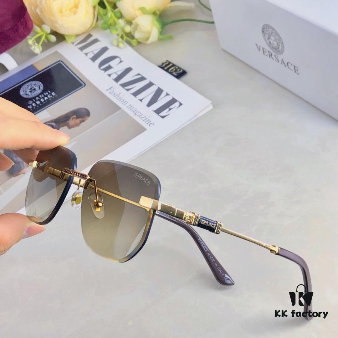 6931f8cc3a89a121ed54a047 Versac* European and American Style Square Avant-garde Individualistic Small Frame Sunglasses Instagram Unframed Super Cool Influencer Sunglasses UV Protection Sunglasses Sun Glasses