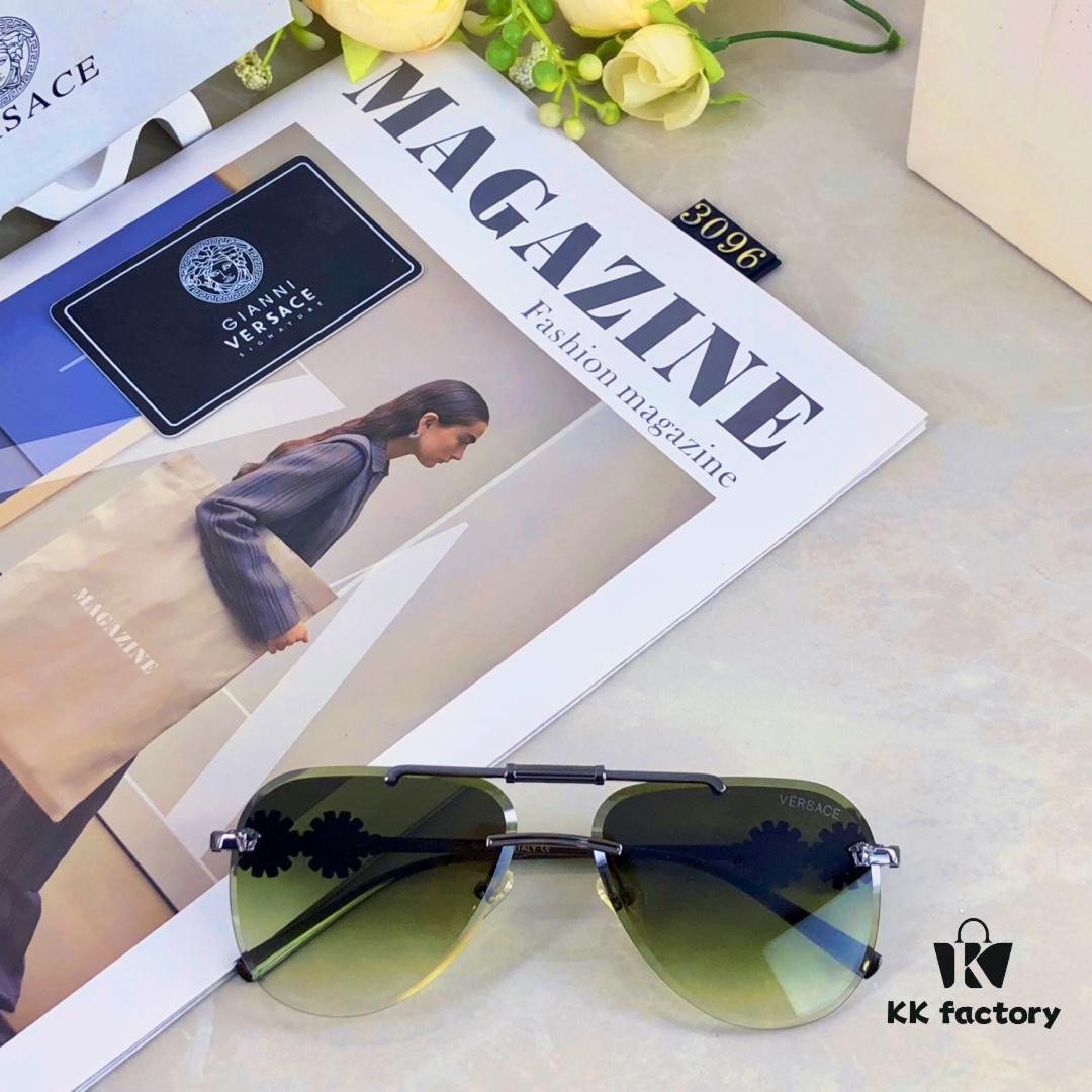 6931f8cd3a89a121ed54a054 Versac* New Arrival Metal Sunglasses Fashion Trend Unisex Aviator Shades European and American Business Retro Sun Glasses