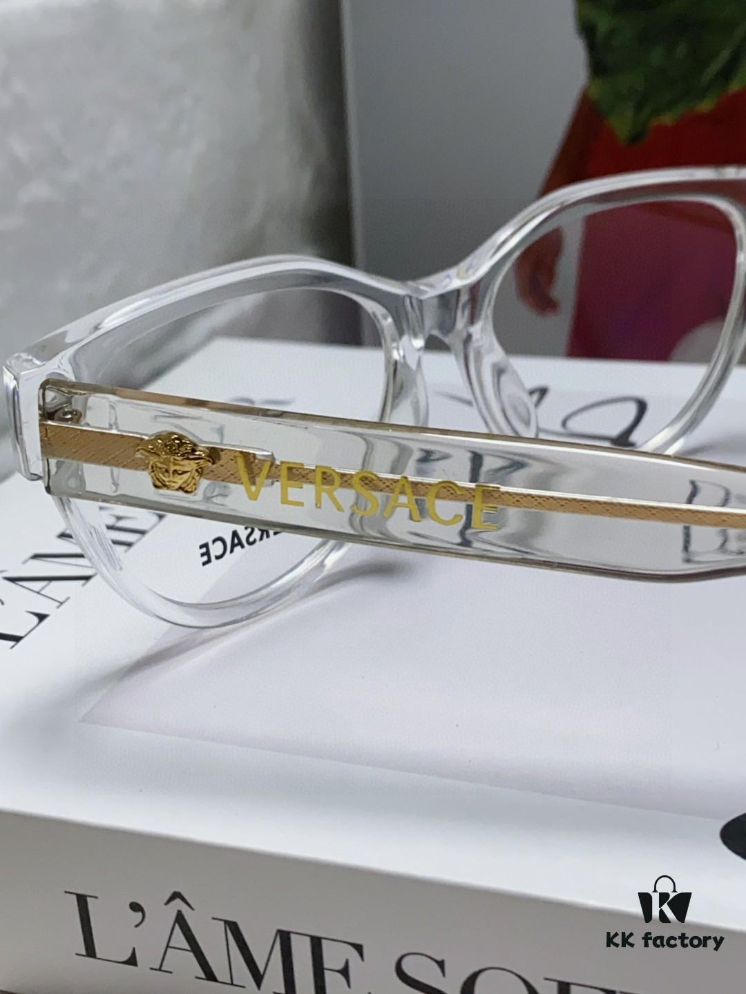 6931f8ce3a89a121ed54a060 VERSACE 2025 New Arrival Eyeglass Frame Round Transparent Full-Rim Fashion Women's Glasses for Prescription Lenses, Sunglasses