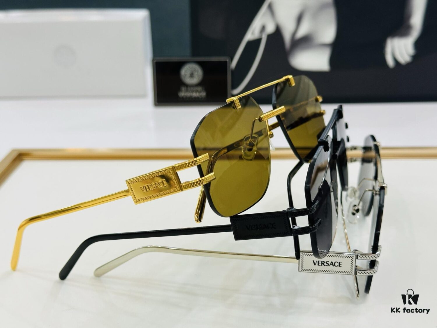 6931f8d93a89a121ed54a100 VERSACE VESACE Model VE2275 Size 60-13-140 Sunglasses