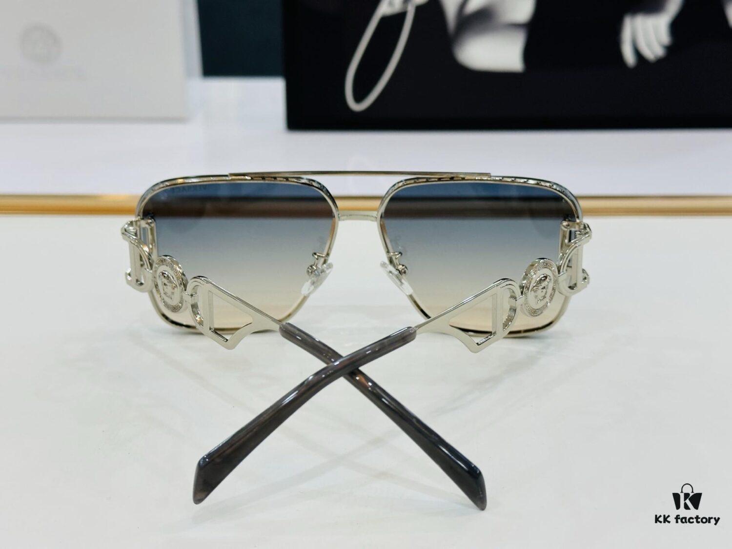 6931f8da3a89a121ed54a10a VERSACE V-Frame Sunglasses MOD: VE4707 Size: 62□12-145