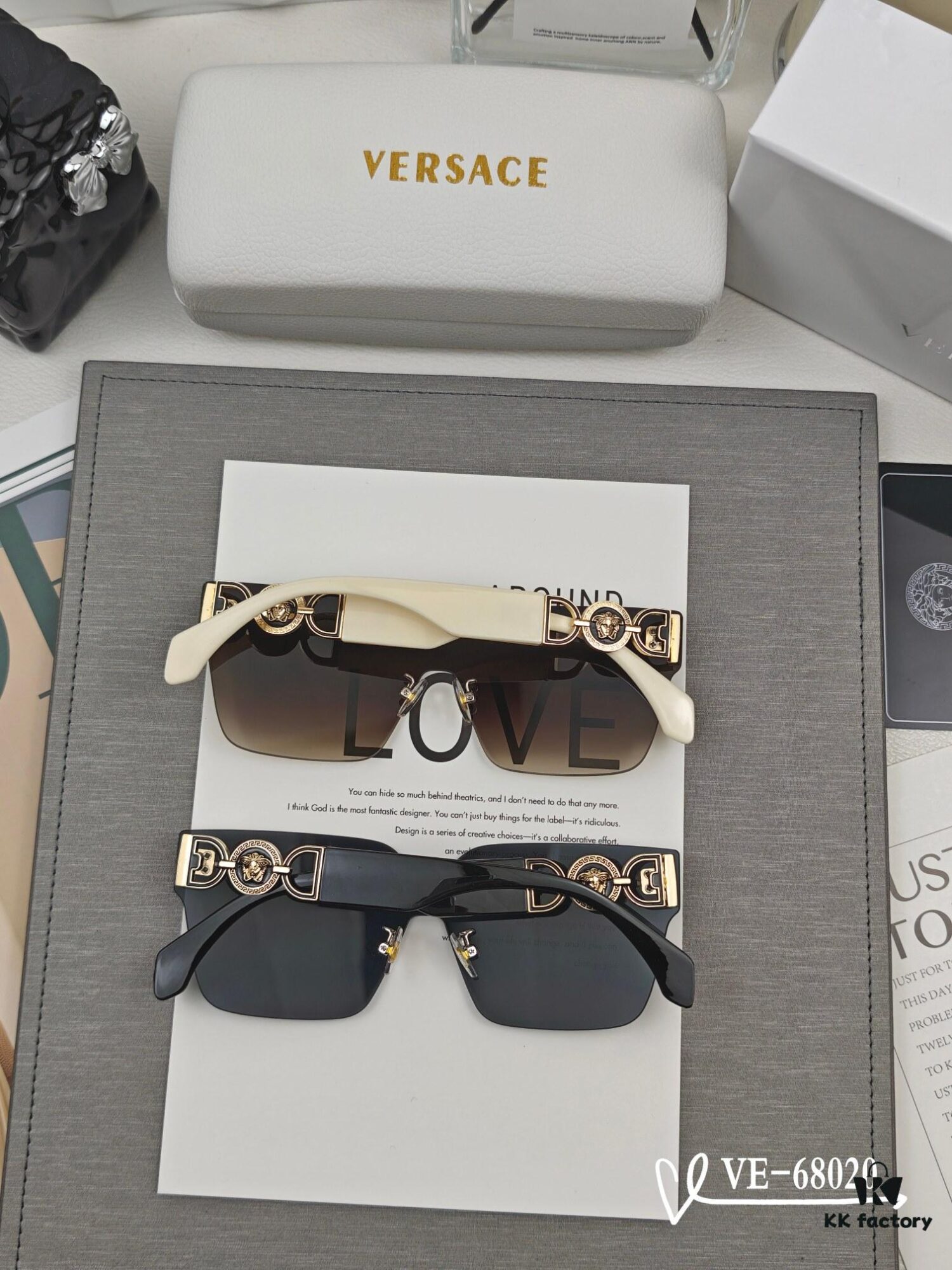 6931f8dd3a89a121ed54a132 Versace - TR90 Lightweight Sunglasses with Polarized Lenses, Model 68020