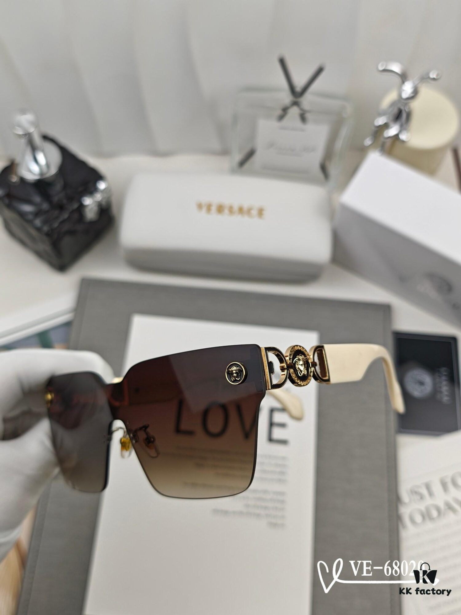 6931f8dd3a89a121ed54a134 Versace - TR90 Lightweight Sunglasses with Polarized Lenses, Model 68020
