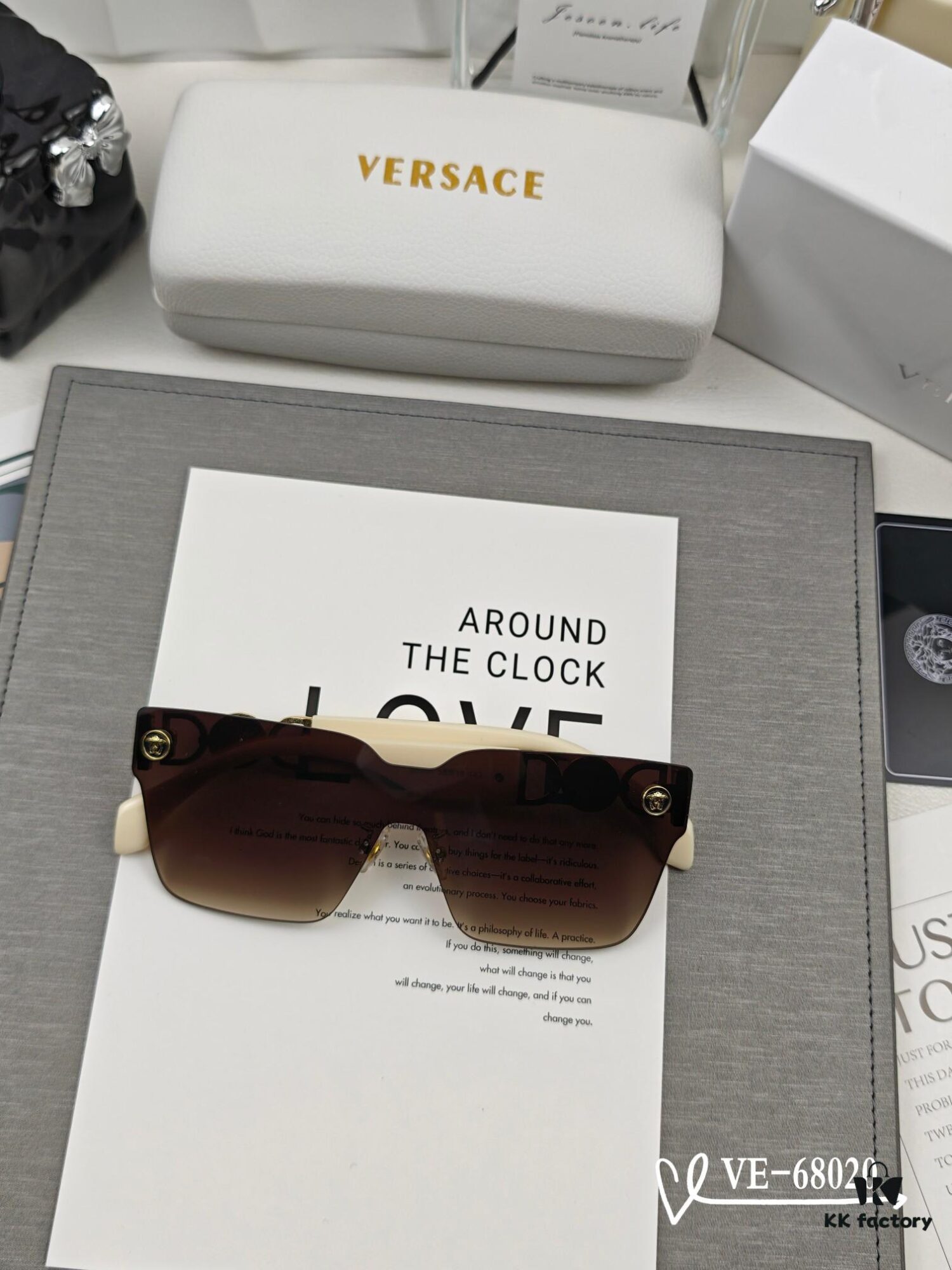 6931f8dd3a89a121ed54a136 Versace - TR90 Lightweight Sunglasses with Polarized Lenses, Model 68020